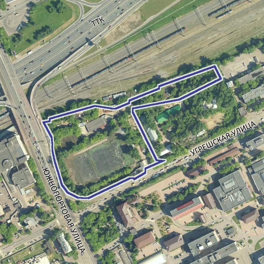 Граница территории КРТ (3,45 га). Приложение к проекту решения (mos.ru).